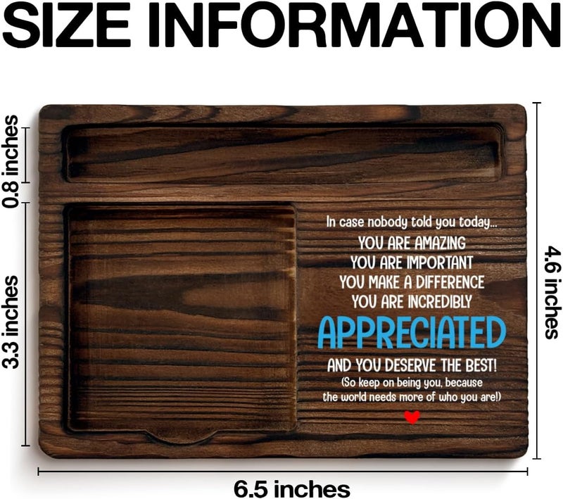 YGBF Office Sticky Note Holder Appreciation Gifts for Coworkers Employees Teammate You are Appreciated Self-Stick Note Pad Holders Office Cubicle Decor - Image 2